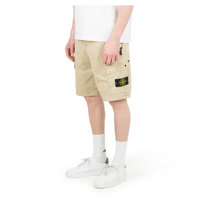 Stone Island T.CO 'Old' Cargo Shorts (Beige)