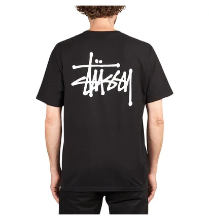 Stüssy Basic Tee (Schwarz)