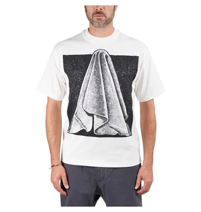 The Trilogy Tapes TTT Drapery T-Shirt (Weiss / Schwarz)