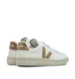 Veja WMNS V-12 Leather (Weiß / Beige)
