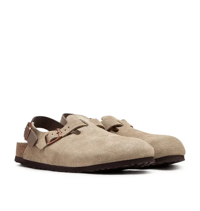 Birkenstock Tokio Suede Leather Narrow (Beige)