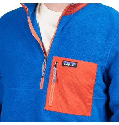 Patagonia Microdini 1/2-Zip Fleece Pullover (Blau)