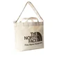 The North Face Adjustable Tote Bag (Beige / Schwarz)