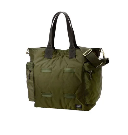 Porter by Yoshida Force Series 2Way Tote Bag (Oliv)