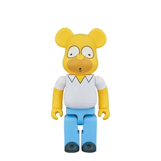 Medicom 400% Homer Simpson Be@rbrick Toy (Gelb / Weiß / Blau)