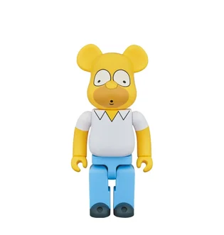 Medicom 400% Homer Simpson Be@rbrick Toy (Gelb / Weiß / Blau)
