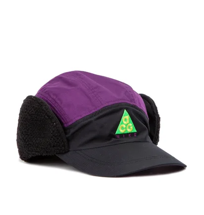 Nike Sportswear ACG Tailwind Sherpa Cap (Schwarz / Lila)