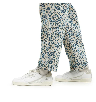 Pleasures Eclipse Cheetah Beach Pants (Cream / Blau)