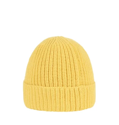 Stone Island Ribbed Beanie (Senfgelb)