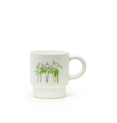 Stüssy 3 People Stacking Mug (Weiß)