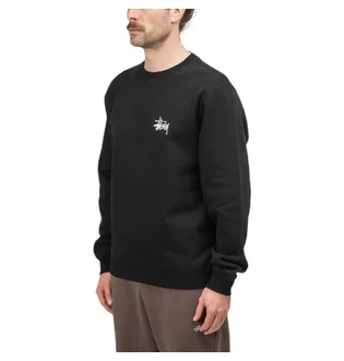 Stüssy Basic Crewneck (Schwarz)