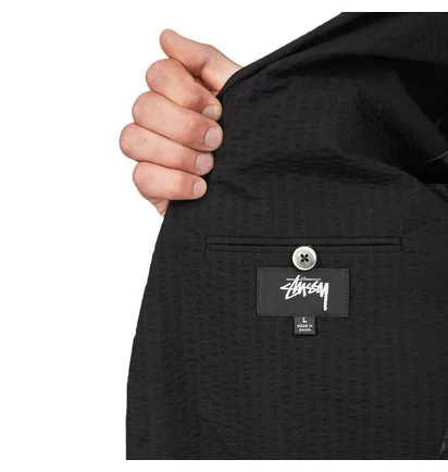 Stüssy Seersucker Sport Coat (Schwarz)