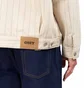 Obey Stripe Zip Jacket (Beige)