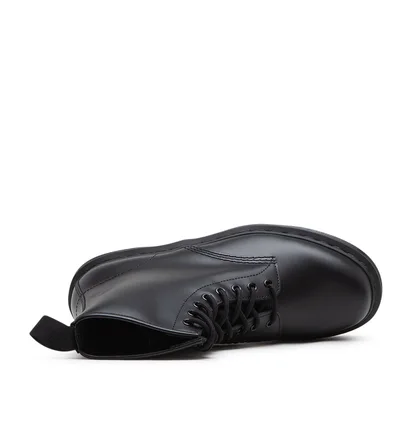 Dr. Martens 1460 Mono Smooth Leather Lace Up Boots (Schwarz)