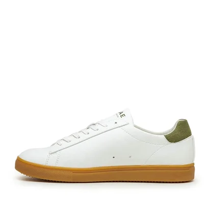 Clae Bradley Vegan (Weiß / Oliv / Gum)