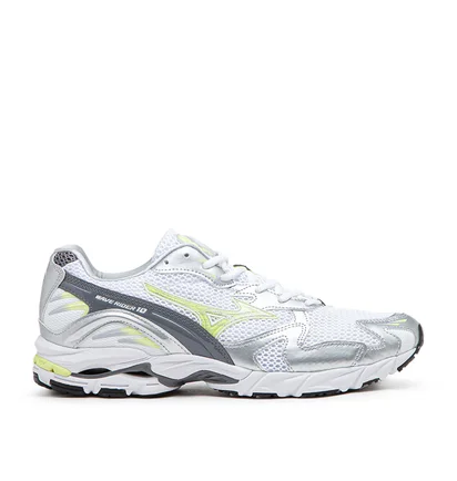 Mizuno Wave Rider 10 (Weiß / Silber / Gelb)