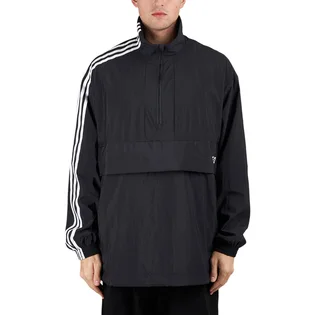 Y-3 3-Streifen Nylon Shell 1/2 Zip Jacket (Schwarz)