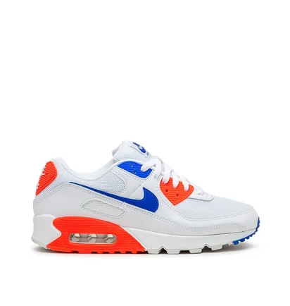 Nike WMNS Air Max 90 (Weiß / Blau / Orange)
