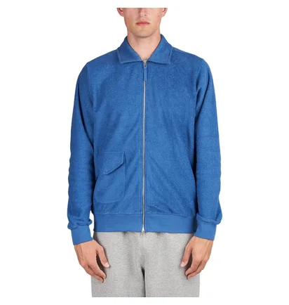 Pop Trading Company Fullzip Sweat (Blau)