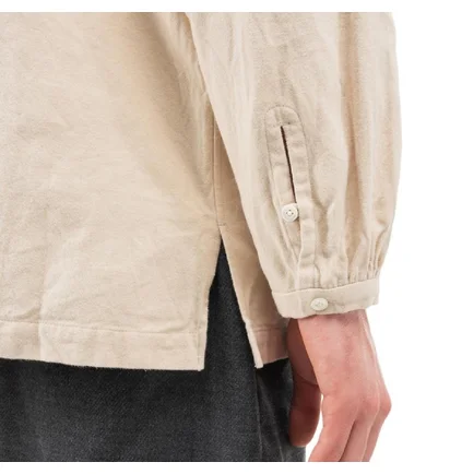 Snow Peak Organic Cotton Suede Shirt (Cream)