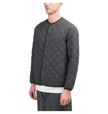 Snow Peak Recycled Nylon Ripstop Down Cardigan (Schwarz)