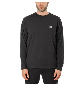 Stone Island Fissato Dye Treatment LS (Schwarz)