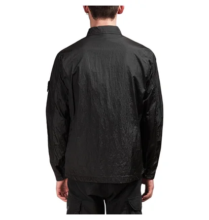 Stone Island Nylon Metal Ripstop Overshirt (Schwarz)
