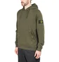 Stone Island Patch Hoodie (Khaki)