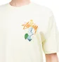Stüssy Psychedelic T-Shirt (Pastellgelb)