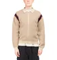 Stüssy Waffle Knit Longsleeve Zip Polo (Khaki)
