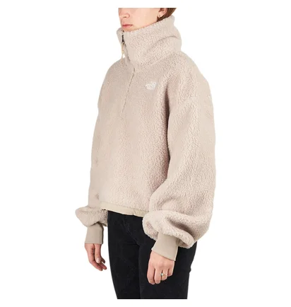 The North Face Platte Sherpa 1/4 Zip (Creme)