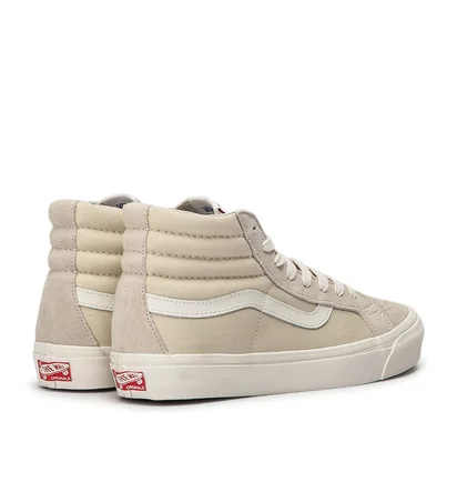 Vans Og Sk8-Hi LX (Beige / Weiß)