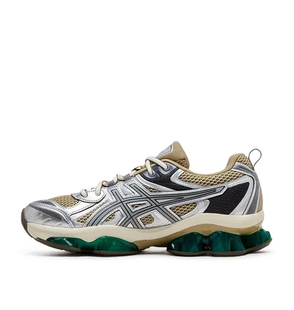 Asics Gel Quantum Kinetic (Beige / Silber / Grün)
