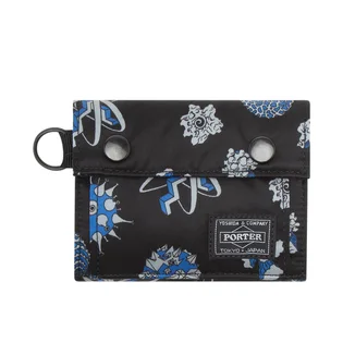 Porter by Yoshida x Will Sweeney Strap Wallet (Schwarz)