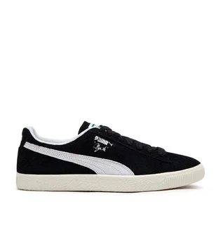 Puma Clyde Hairy Suede (Schwarz / Weiß)