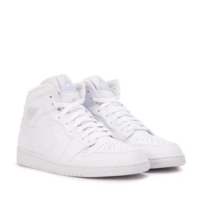 Air Jordan 1 MID 'Triple White' (Weiß)