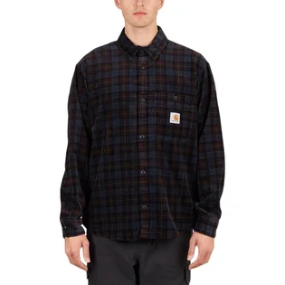 Carhartt WIP Flint Shirt Breck Check Print (Blau / Schwarz)
