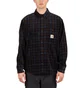 Carhartt WIP Flint Shirt Breck Check Print (Blau / Schwarz)