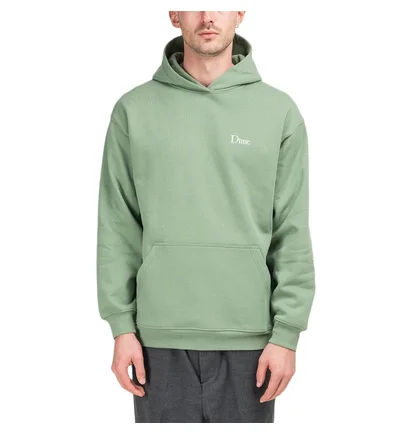Dime Classic Small Logo Hoodie (Grün)