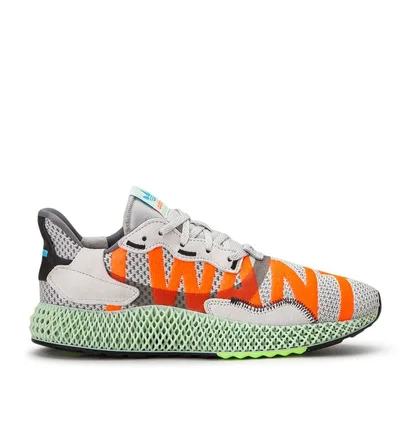 adidas ZX 4000 4D 'I Want I Can' (Grau / Rot / Blau)