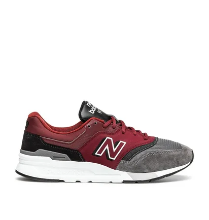 New Balance CM997 HEL (Grau / Rot)
