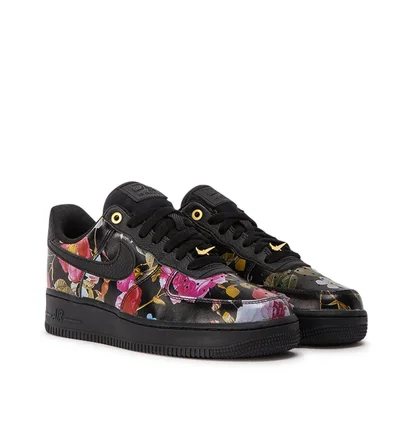 Nike WMNS Air Force 1 '07 LXX 'Black Floral' (Schwarz)
