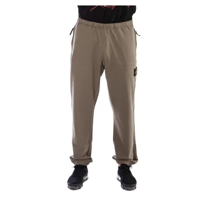 Stone Island Reflective Fleece Pants (Olive)