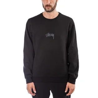 Stüssy Stock Applique Crew (Schwarz)