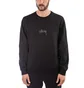 Stüssy Stock Applique Crew (Schwarz)