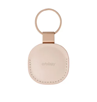 Orbitkey Leather Holder for AirTag (Rosa)