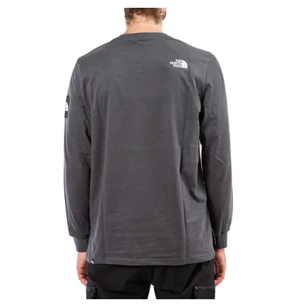 The North Face M LS Fine 2 Tee (Grau)