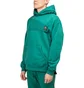 Brain Dead Logo Head Panel Hoodie (Blaugrün)