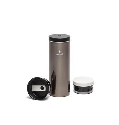 Snow Peak Kanpai Bottle Dark (Silber)