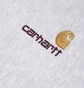 Carhartt WIP Half Zip American Script Sweatshirt (Hellgrau)